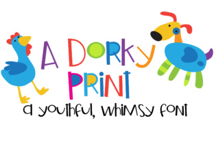 A Dorky Print: The Fun Font for Digital Branding and Web Design
