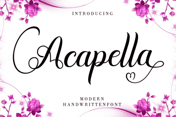 Acapella: The Font That Elevates Your Brand’s Visual Story