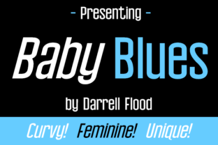 Baby Blues: A Feminine Sans Serif Font for Modern Branding
