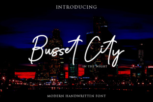 Busset City: The Signature Script Font for Dynamic Branding and Digital Campaigns