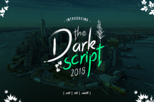 Dark Script for Creative Campaigns and Brand Identity