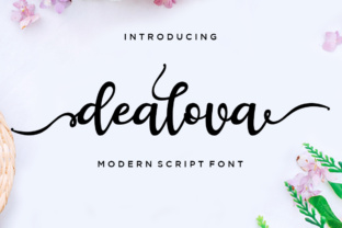 Dealova Script: A Timeless Font for Creative Branding