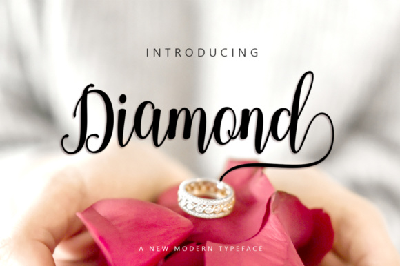 Diamond Script Font: A Creative Must-Have for Handmade Makers
