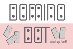 Domino Dot Duo: A Font for Elegant Editorial Design