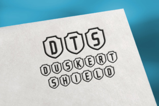 DuskerT Shield: A Decorative Font for Creative Product Design