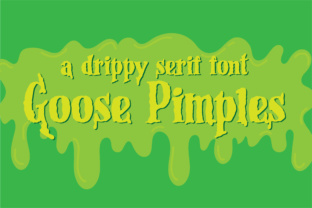 Goose Pimples: A Unique Serif Font for Creative Designers