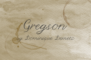 Gregson: A Handwritten Font for Editorial Elegance