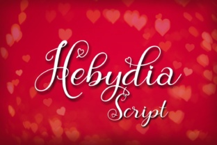 Hebydia: A Playful Script Font for Romantic Editorial Design