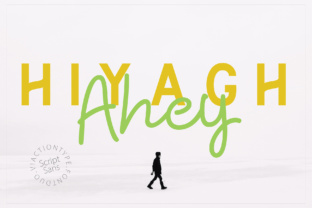 Hiyagh Ahey: A Script Handwritten Font for Creative Crafters
