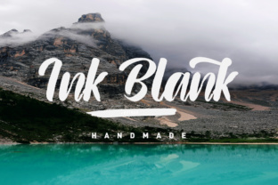 Ink Blank: A Script Font for Elegant Editorial Design