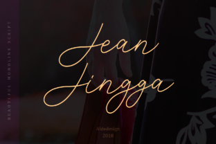 Jean Jingga: A Script Handwritten Font for Creative Campaigns