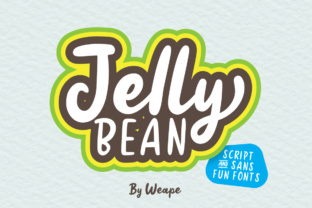 Jelly Bean: A Script Handwritten Font for Creative Crafters and Product Designers