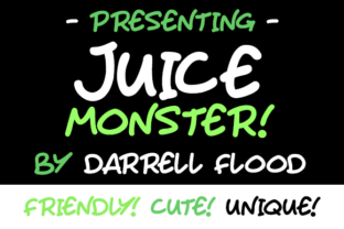 Juice Monster: A Playful Script Font for Editorial Creativity