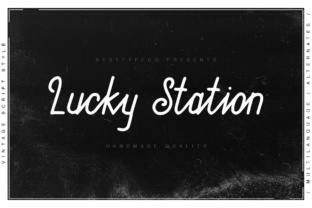 Lucky Station: The Script Handwritten Font That Elevates Your Brand