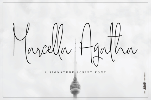 Marcella Agatha: A Script Handwritten Font for Creative Branding and Handmade Design
