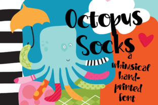 Premium Script Font for Web Designers: PN Octopus Socks