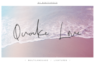 Quake Love: The Font That Elevates Your Campaigns
