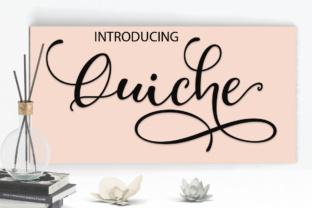 Quiche: A Script Font That Elevates Your Brand’s Visual Identity