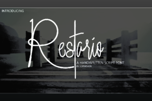 Restario: A Modern Handwritten Font for Editorial Design and Branding