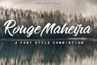 Rouge Maheira: A Script Handwritten Font for Editorial Design and Branding