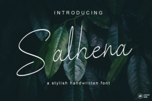 Salhena: A Script Handwritten Font for Creative Campaigns