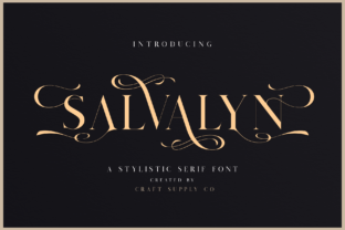 Salvalyn: The Serif Font That Elevates Your Brand’s Visual Identity