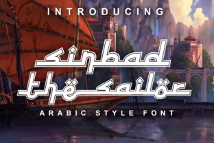 Sinbad the Sailor: A Decorative Font for Creative Crafters