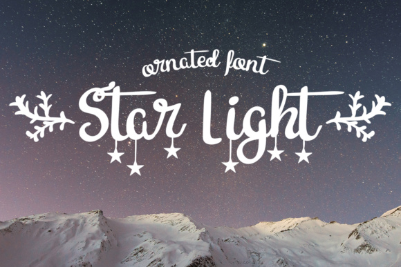 Star Light: A Starry Script Font for Editorial Magic
