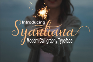 Syantiana: A Script Handwritten Font for Modern Web Design