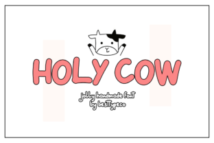 Transform Your Brand with Holy Cow: A Script Handwritten Font for Business Owners
