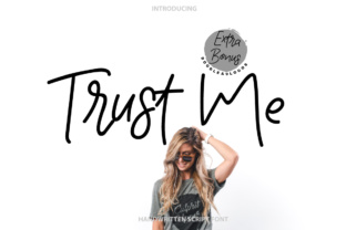 Trust Me: A Script Handwritten Font for Creative Branding