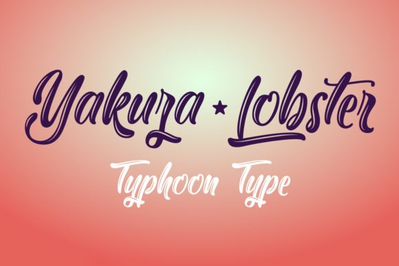 Yakuza Lobster: A Bold Script Handwritten Font for Designers